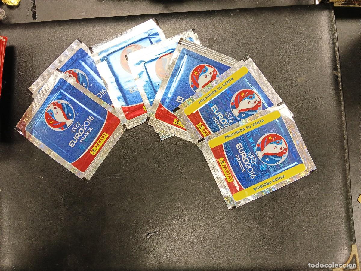 Cromos de Futebol: LOTE DE 7 SOBRES DE CROMOS NUEVOS / SIN ABRIR - PANINI EURO2016 FRANCE EUROCOPA FUTBOL FRANCIA 2016