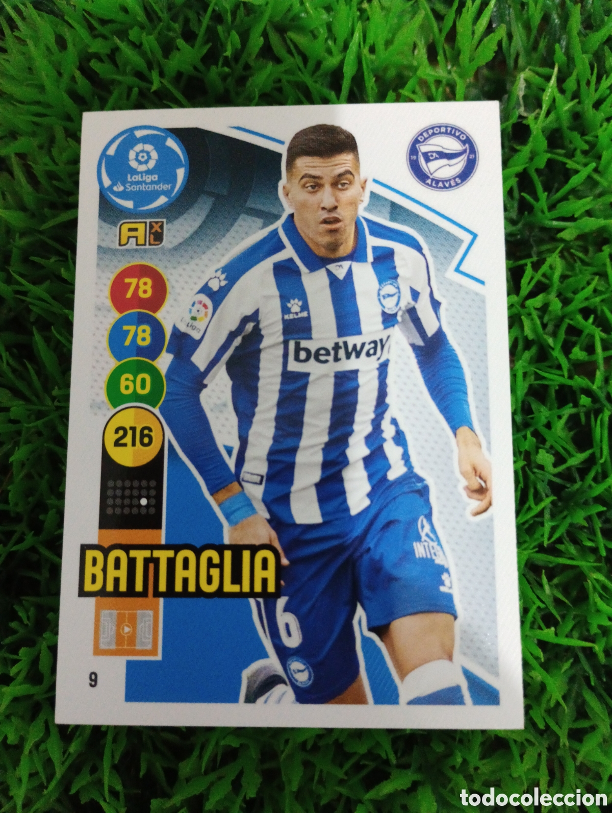 Fu&szlig;ball-Sticker: Battaglia Alaves Adrenalyn 20-21 # 9