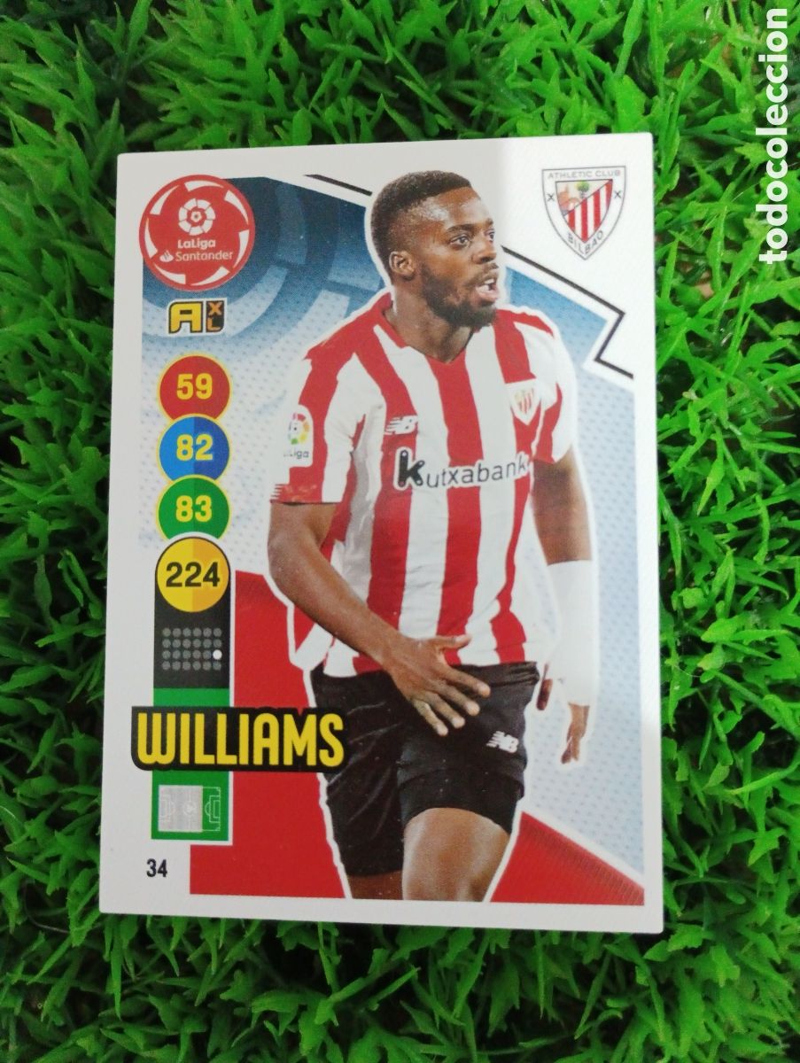 Fu&szlig;ball-Sticker: Williams Athletic Bilbao Adrenalyn 20-21 # 34