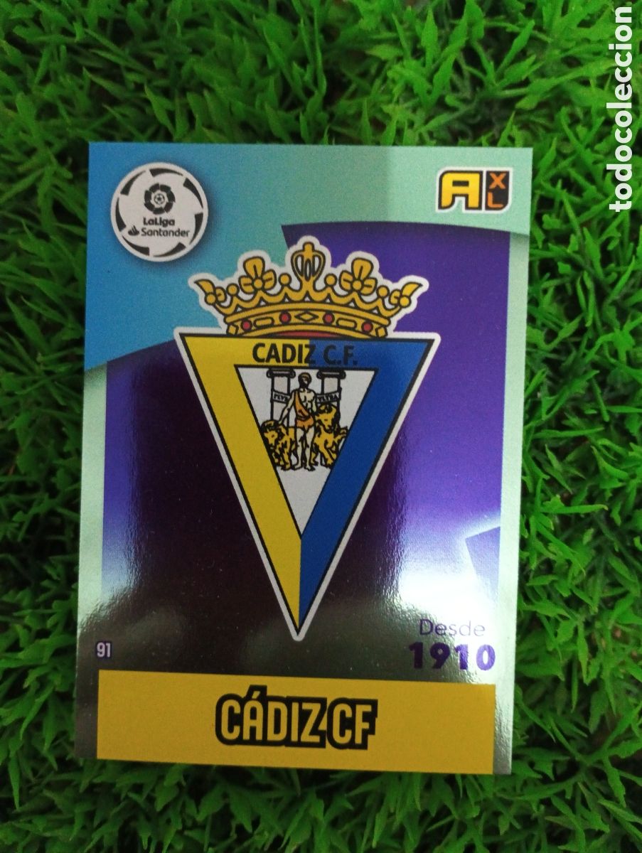 Fu&szlig;ball-Sticker: Escudo Cadiz Adrenalyn 20-21 # 91