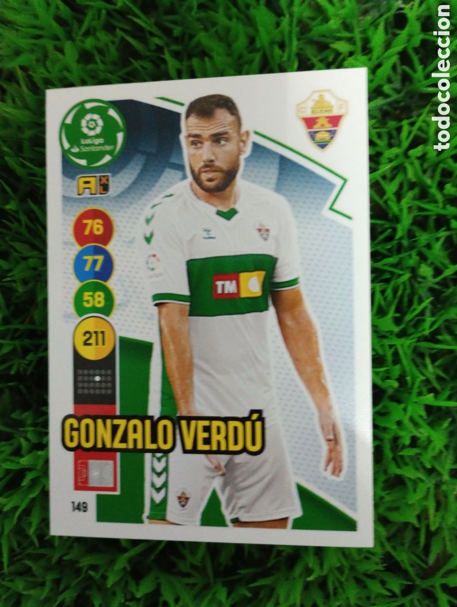Fu&szlig;ball-Sticker: Gonzalo Verdu Elche Adrenalyn 20-21 # 149