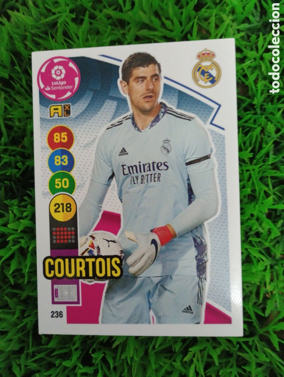 Fu&szlig;ball-Sticker: Courtois Real Madrid Adrenalyn 20-21 # 236