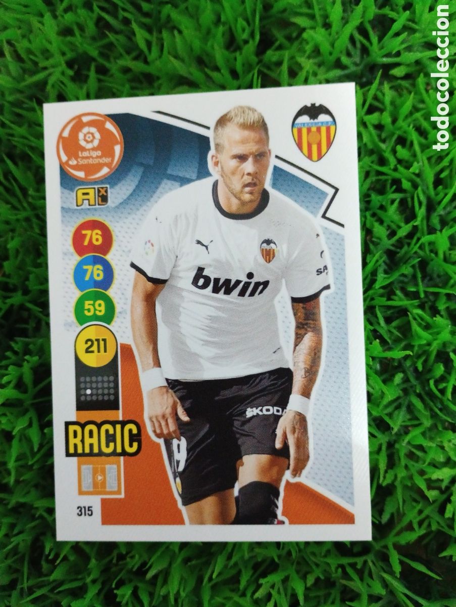 Fu&szlig;ball-Sticker: Racic Valencia Adrenalyn 20-21 # 315