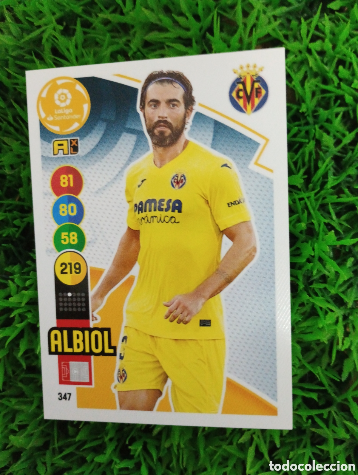 Football Stickers: Albiol Villarreal Adrenalyn 20-21 # 347