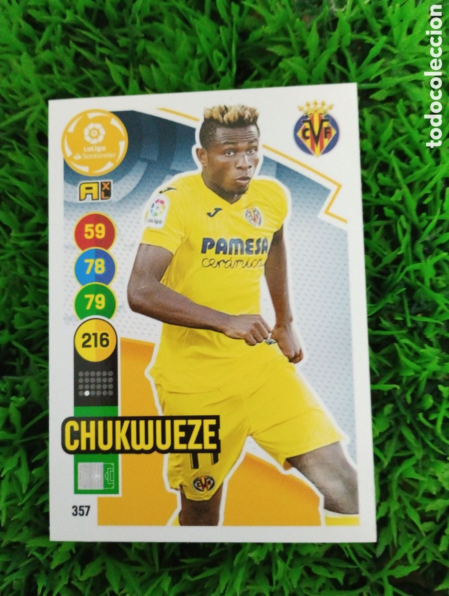 Football Stickers: Chukwueze Villarreal Adrenalyn 20-21 # 357