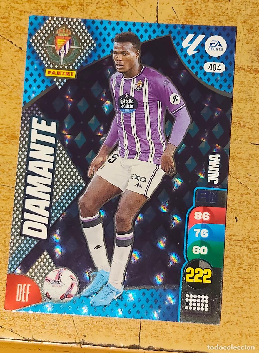 Football Stickers: 404 JUMA (Real Valladolid) DIAMANTE. Liga 2024 2025 24 25 Adrenalyn XL (Panini)
