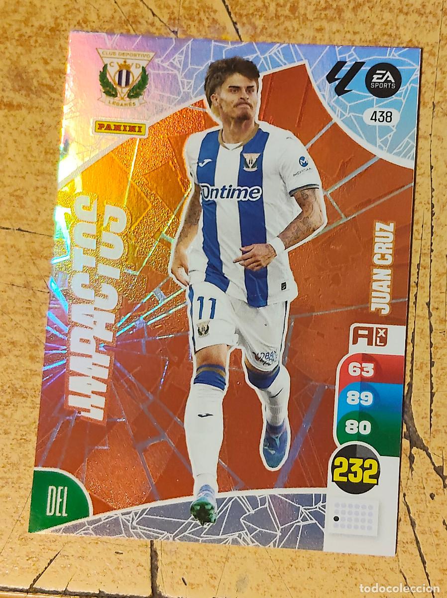 Football Stickers: 438 Juan Cruz Legan&eacute;s Impactos Adrenalyn XL 24 25 2024 2025