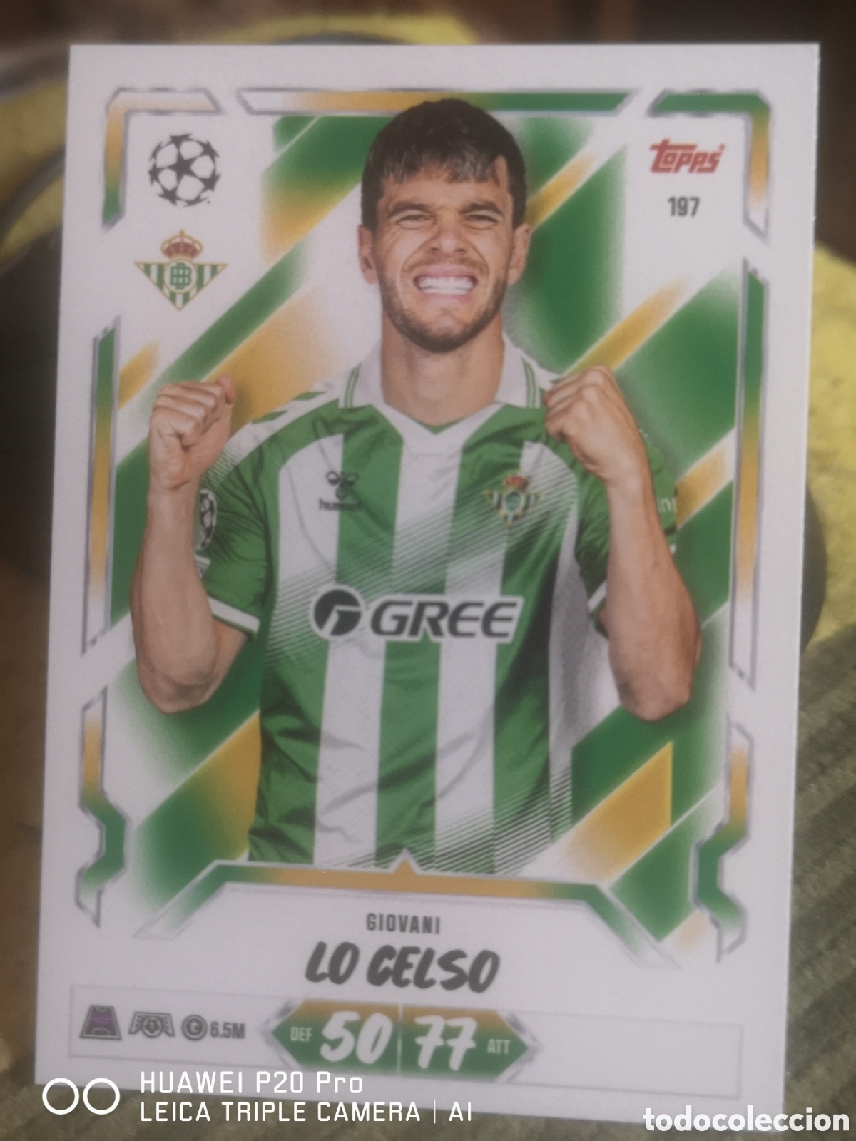 Cartes &agrave; collectionner de Football: MATCH ATTAX 2026 27 LO CELSO 197 - REAL BETIS