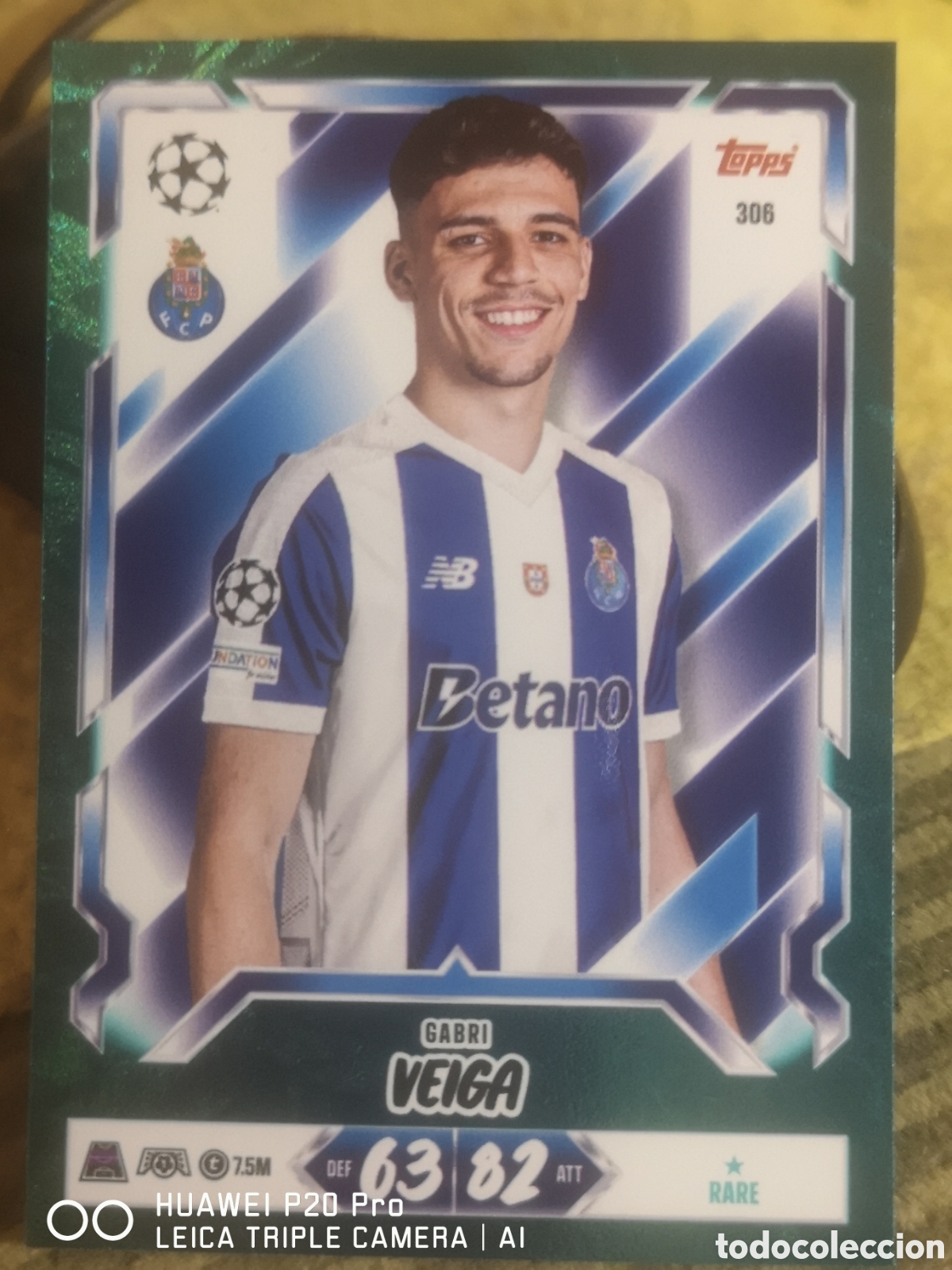 Football Stickers: MATCH ATTAX 2026 27 GABRI VEIGA PARALELA VERDE 306 - PORTO