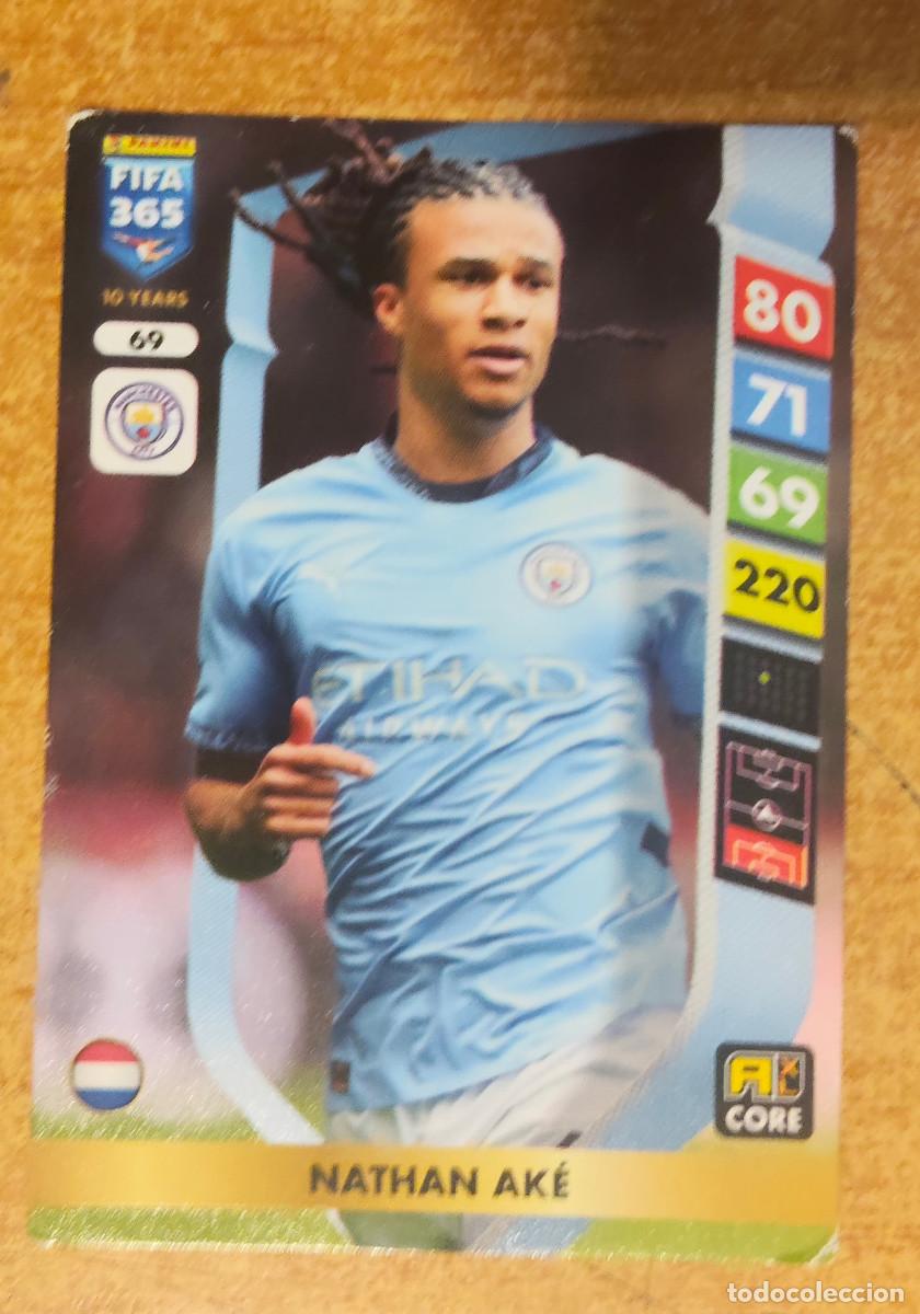 Football Stickers: Panini AdrenalynXL FIFA 365 2025 #69 Nathan Ak&eacute; Manchester City