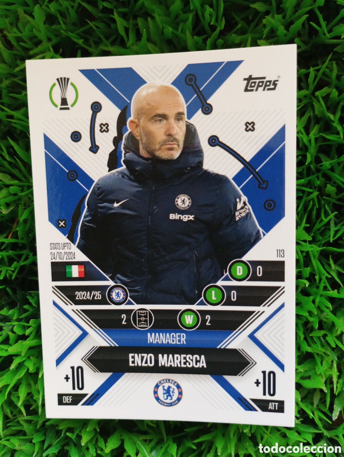 Football Stickers: Maresca Chelsea MANAGER Match Attax 24-25 # 113