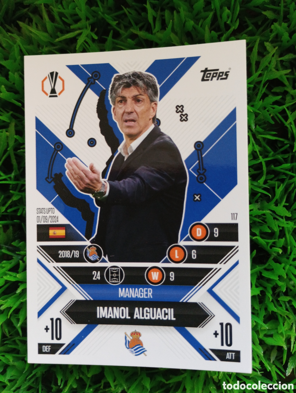Football Stickers: Imanol Alguacil Real Sociedad MANAGER Match Attax 24-25 # 117