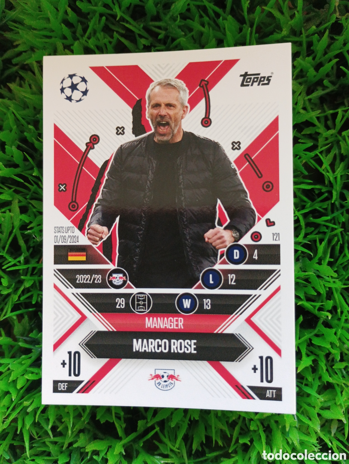 Football Stickers: Marcos Rose Leipzig MANAGER Match Attax 24-25 # 121