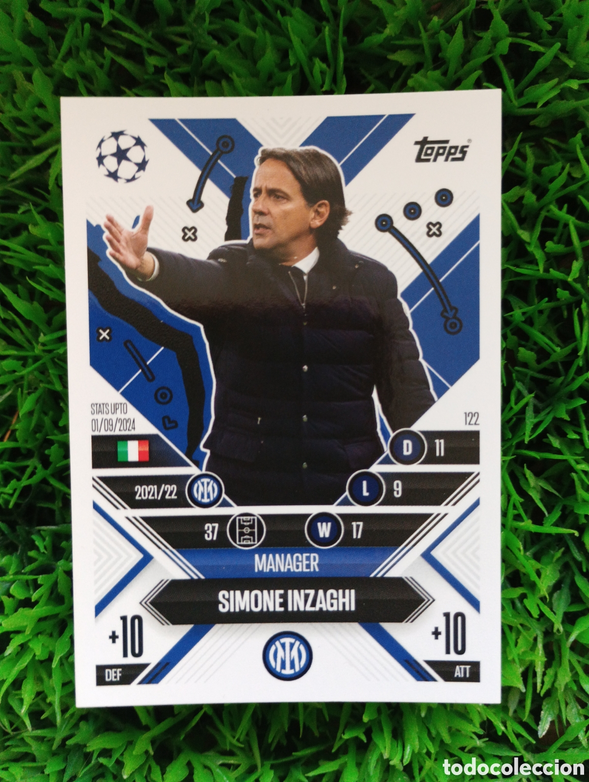 Football Stickers: Inzaghi Inter De Milan MANAGER Match Attax 24-25 # 122