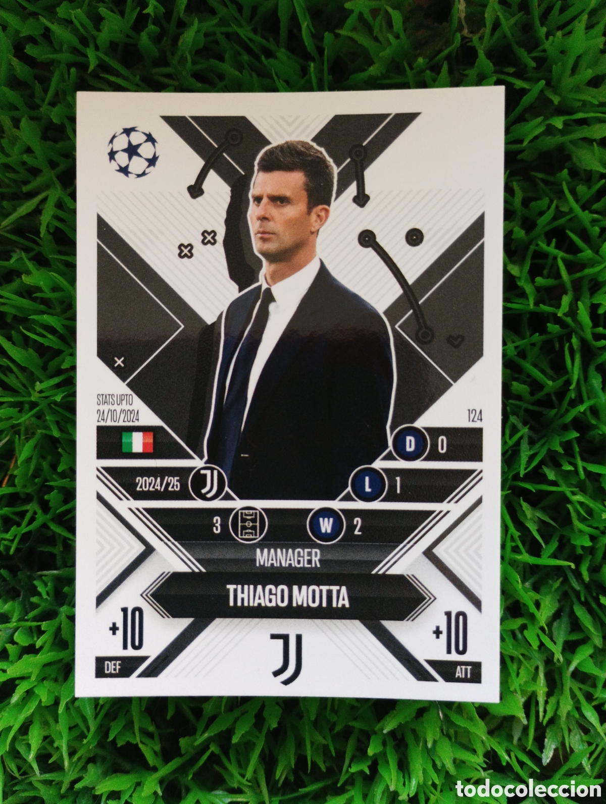 Football Stickers: Thiago Motta Juventus MANAGER Match Attax 24-25 # 124
