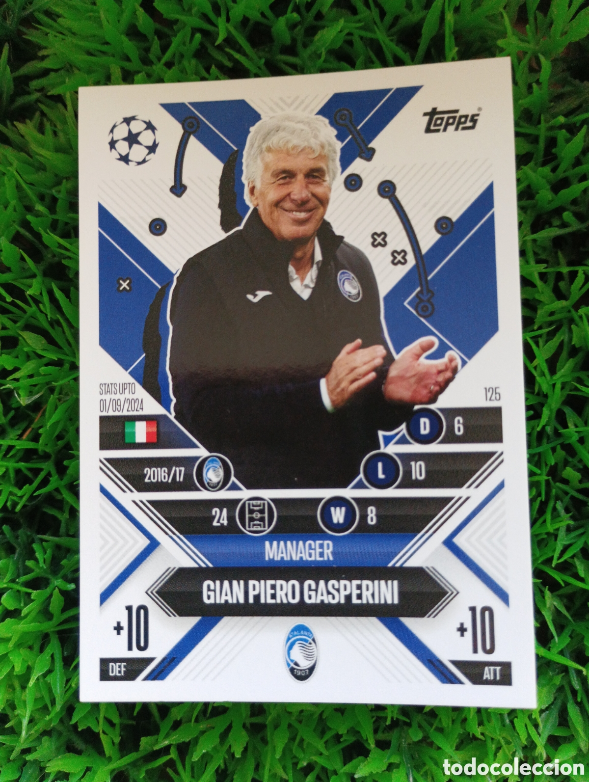 Football Stickers: Gasperini Atalanta MANAGER Match Attax 24-25 # 125