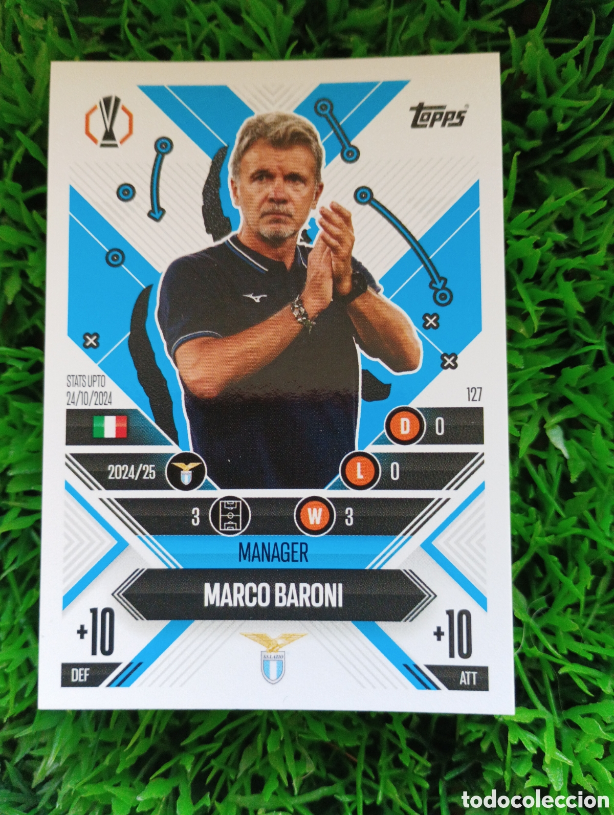 Football Stickers: Baroni Lazio MANAGER Match Attax 24-25 # 127