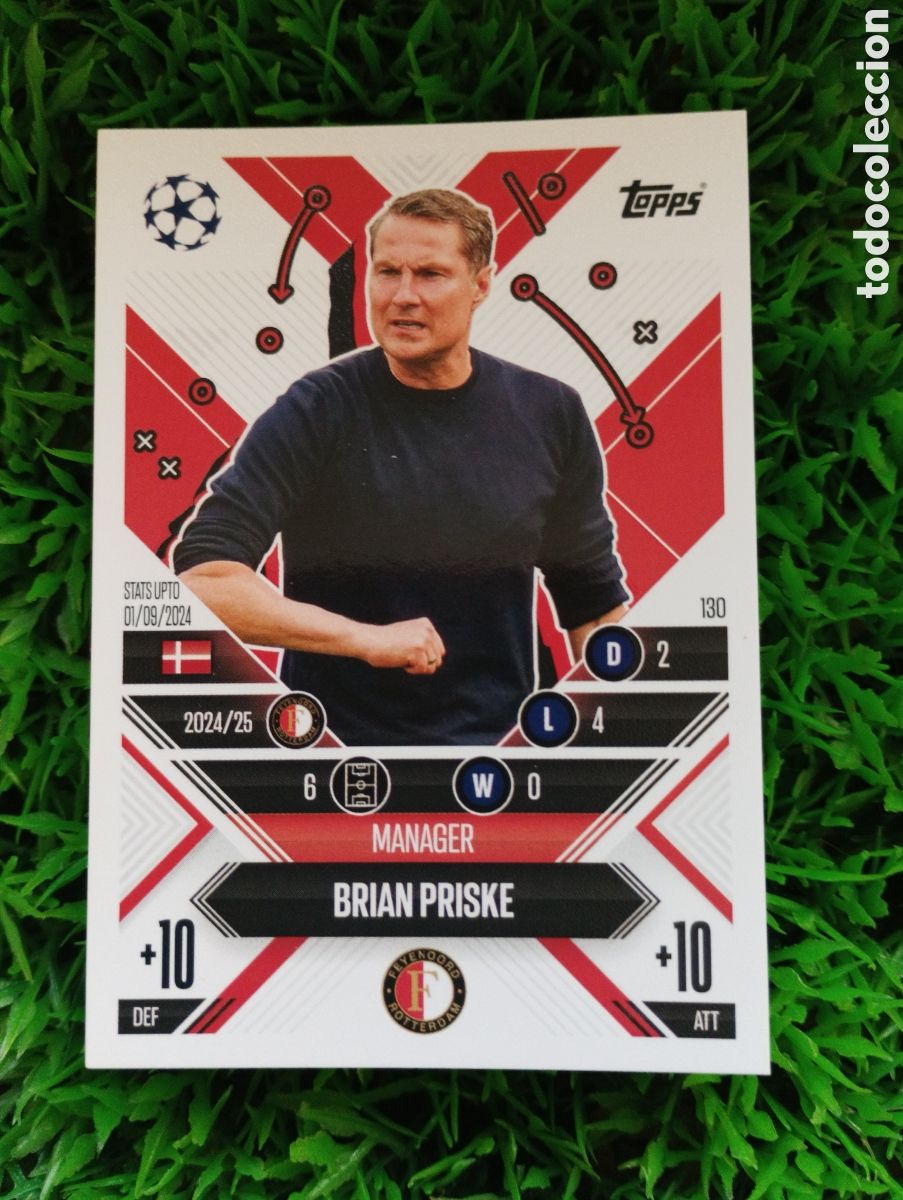 Football Stickers: Priske Feyenoord MANAGER Match Attax 24-25 # 130