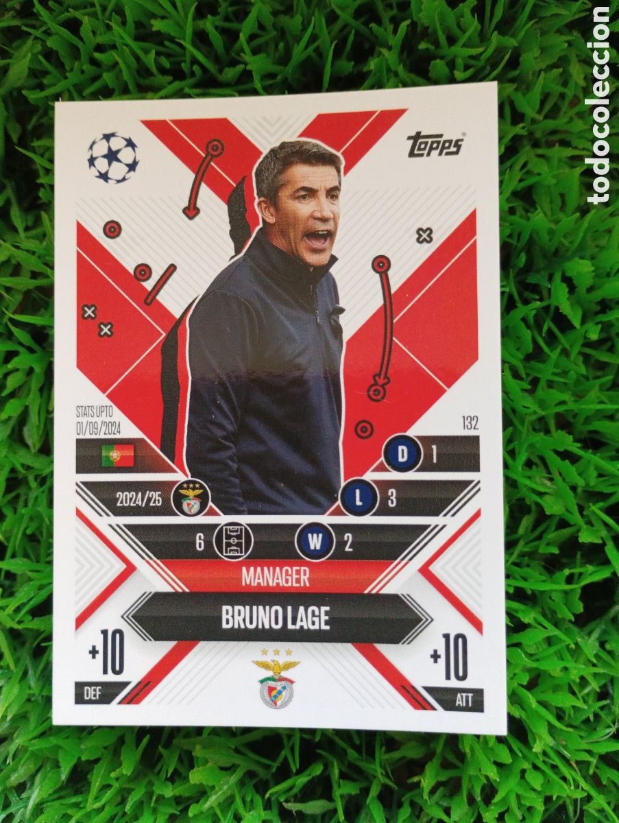 Football Stickers: Lage Benfica MANAGER Match Attax 24-25 # 132