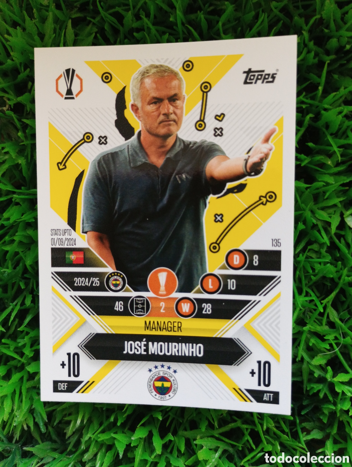 Figurine di Calcio: Mourinho Fenerbahce MANAGER Match Attax 24-25 # 135