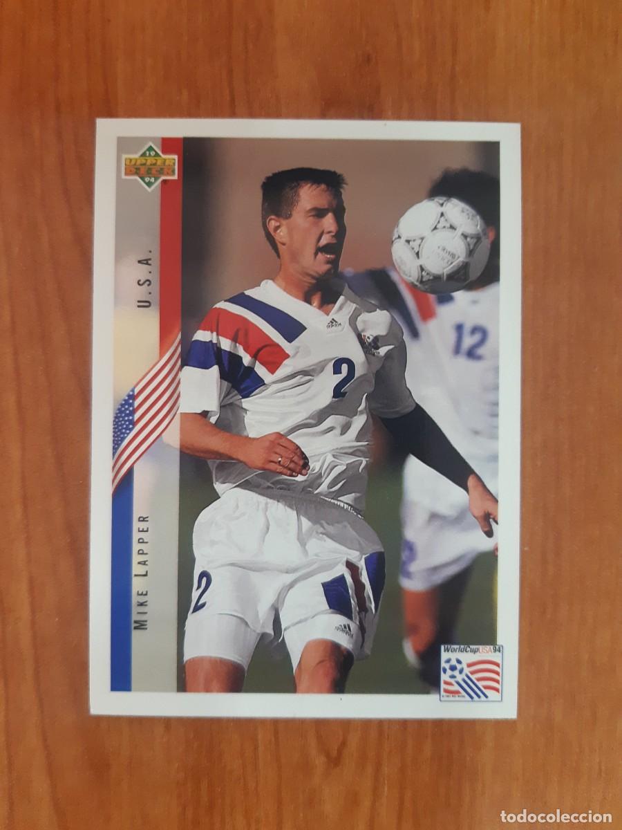 Fu&szlig;ball-Sticker: N&deg;28 MIKE LAPPER ESTADOS UNIDOS WORLD CUP USA 94 UPPER DECK 1994