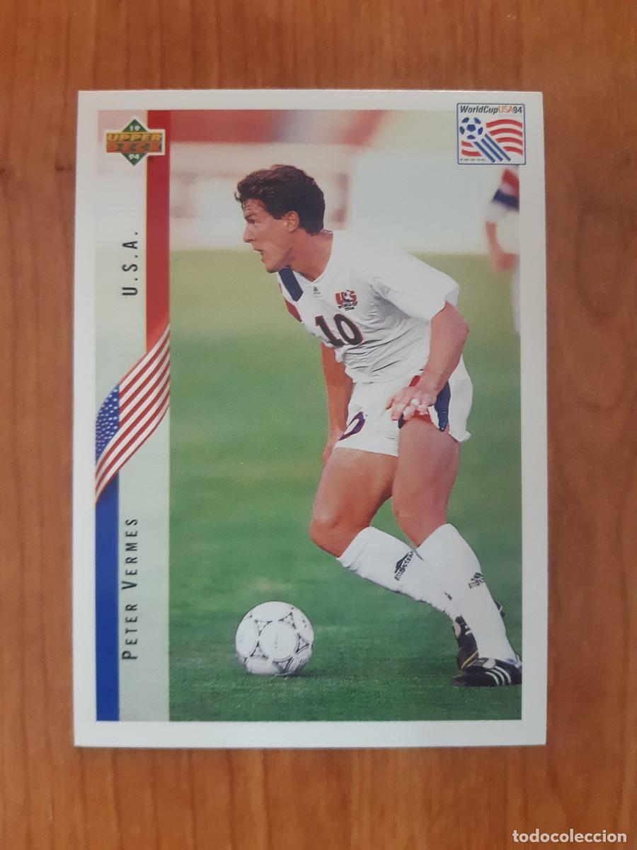 Fu&szlig;ball-Sticker: N&deg;27 PETER VERMES ESTADOS UNIDOS WORLD CUP USA 94 UPPER DECK 1994
