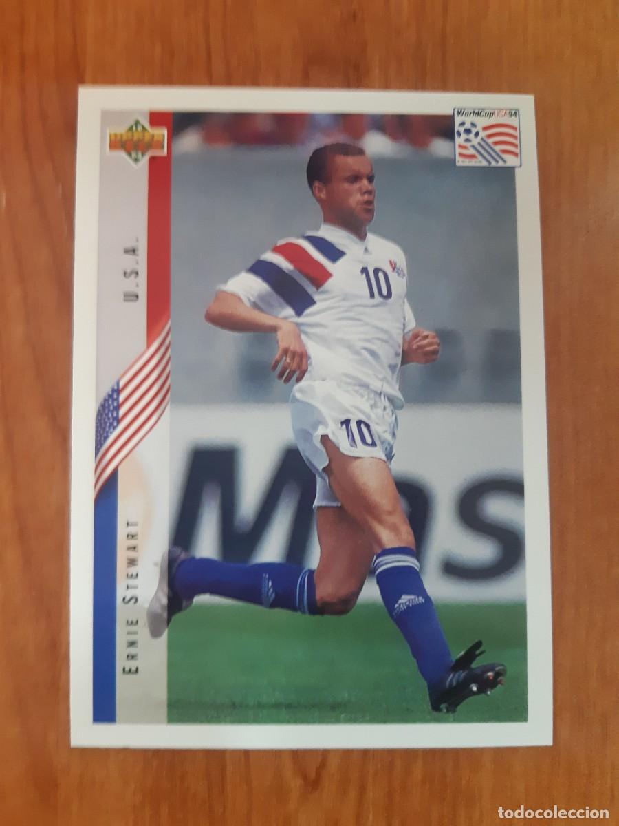 Fu&szlig;ball-Sticker: N&deg;17 ERNIE STEWART ESTADOS UNIDOS WORLD CUP USA 94 UPPER DECK 1994