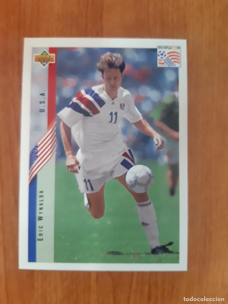 Fu&szlig;ball-Sticker: N&deg;14 ERIC WYNALDA ESTADOS UNIDOS WORLD CUP USA 94 UPPER DECK 1994