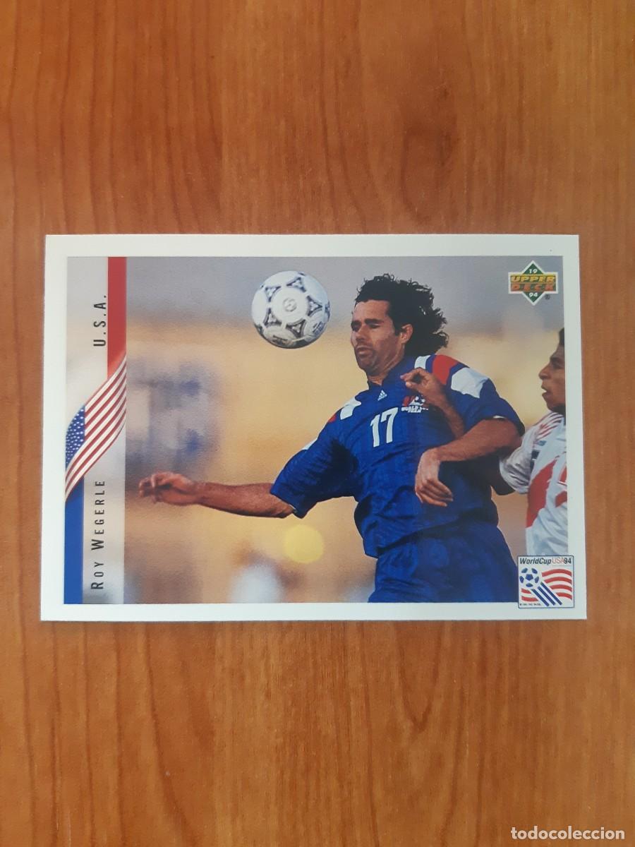 Fu&szlig;ball-Sticker: N&deg;13 ROY WEGERLE ESTADOS UNIDOS WORLD CUP USA 94 UPPER DECK 1994