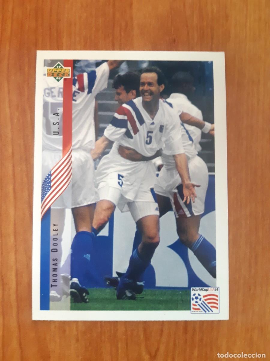 Fu&szlig;ball-Sticker: N&deg;7 THOMAS DOOLEY ESTADOS UNIDOS WORLD CUP USA 94 UPPER DECK 1994