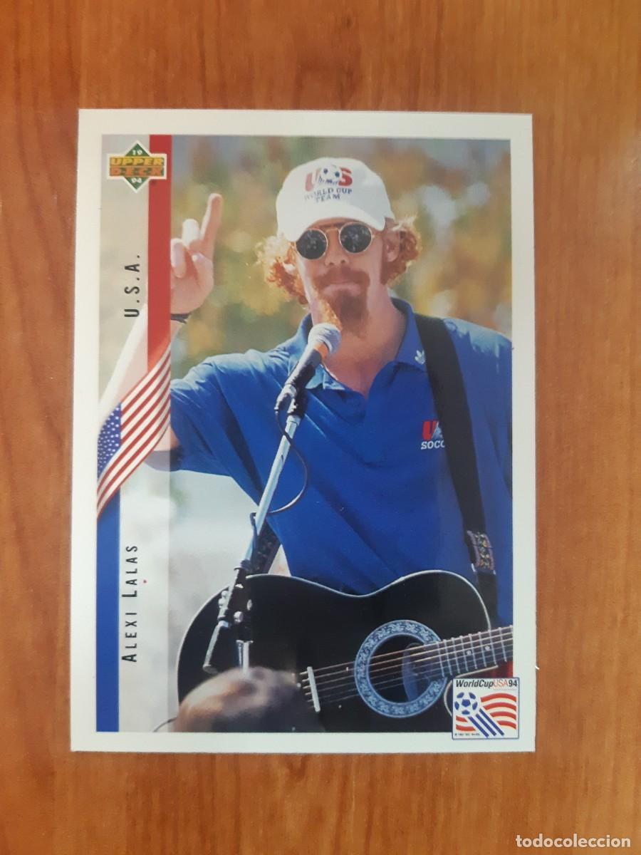 Football Stickers: N&deg;6 ALEXI LALAS ESTADOS UNIDOS WORLD CUP USA 94 UPPER DECK 1994