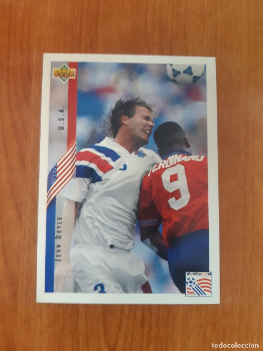 Figurine di Calcio: N&deg;5 JOHN DOYLE ESTADOS UNIDOS WORLD CUP USA 94 UPPER DECK 1994