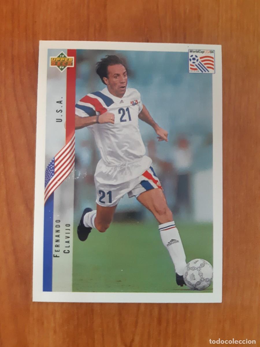Figurine di Calcio: N&deg;4 FERNANDO CLAVIJO ESTADOS UNIDOS WORLD CUP USA 94 UPPER DECK 1994