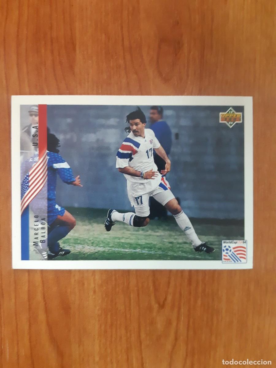 Figurine di Calcio: N&deg;3 MARCELO BALBOA ESTADOS UNIDOS WORLD CUP USA 94 UPPER DECK 1994