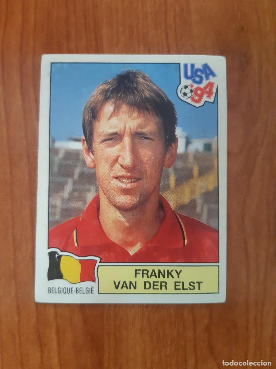 Fu&szlig;ball-Sticker: N&deg;385 Franky Van Der Elst (B&eacute;lgica) Mundial USA 94 PANINI. Nunca pegado