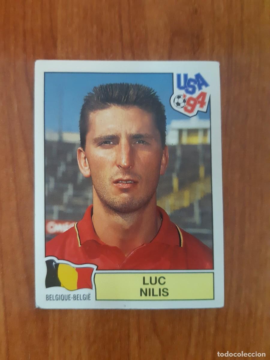 Cromos de Futebol: N&deg;392 Luc Nilis (B&eacute;lgica) Mundial USA 94 PANINI. Nunca pegado