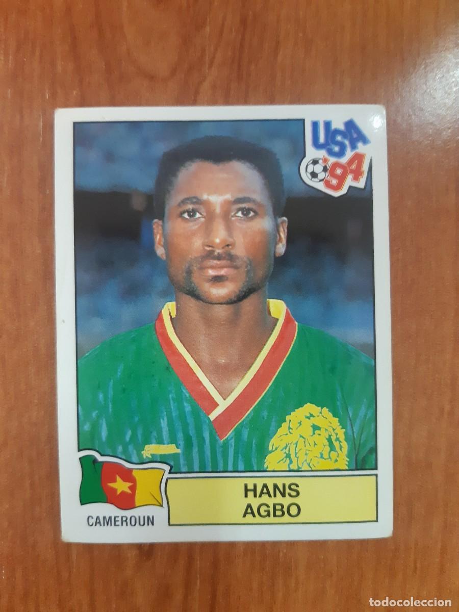 Cromos de Futebol: N&deg;132 Hans Agbo (Camer&uacute;n) Mundial USA 94 PANINI. Nunca pegado