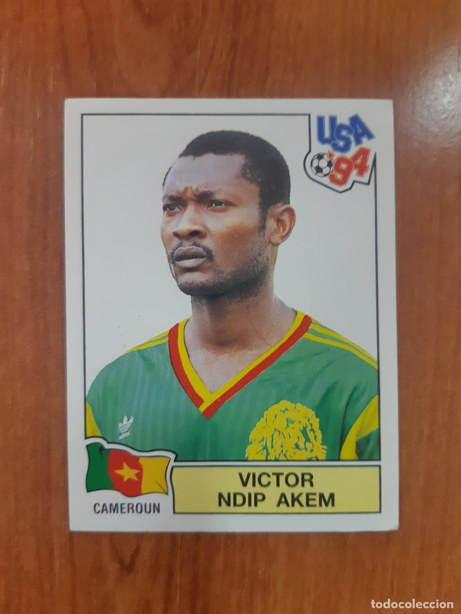 Cromos de Futebol: N&deg;131 V&iacute;ctor Ndip Akem (Camer&uacute;n) Mundial USA 94 PANINI. Nunca pegado