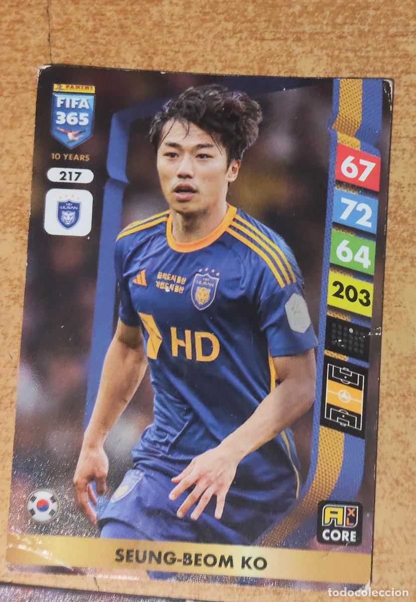 Cromos de Futebol: 217 SEUNG-BEOM KO ULSAN HD FC FICHAS ALBUM ADRENALYN XL FIFA 365 2024 2025 24 25
