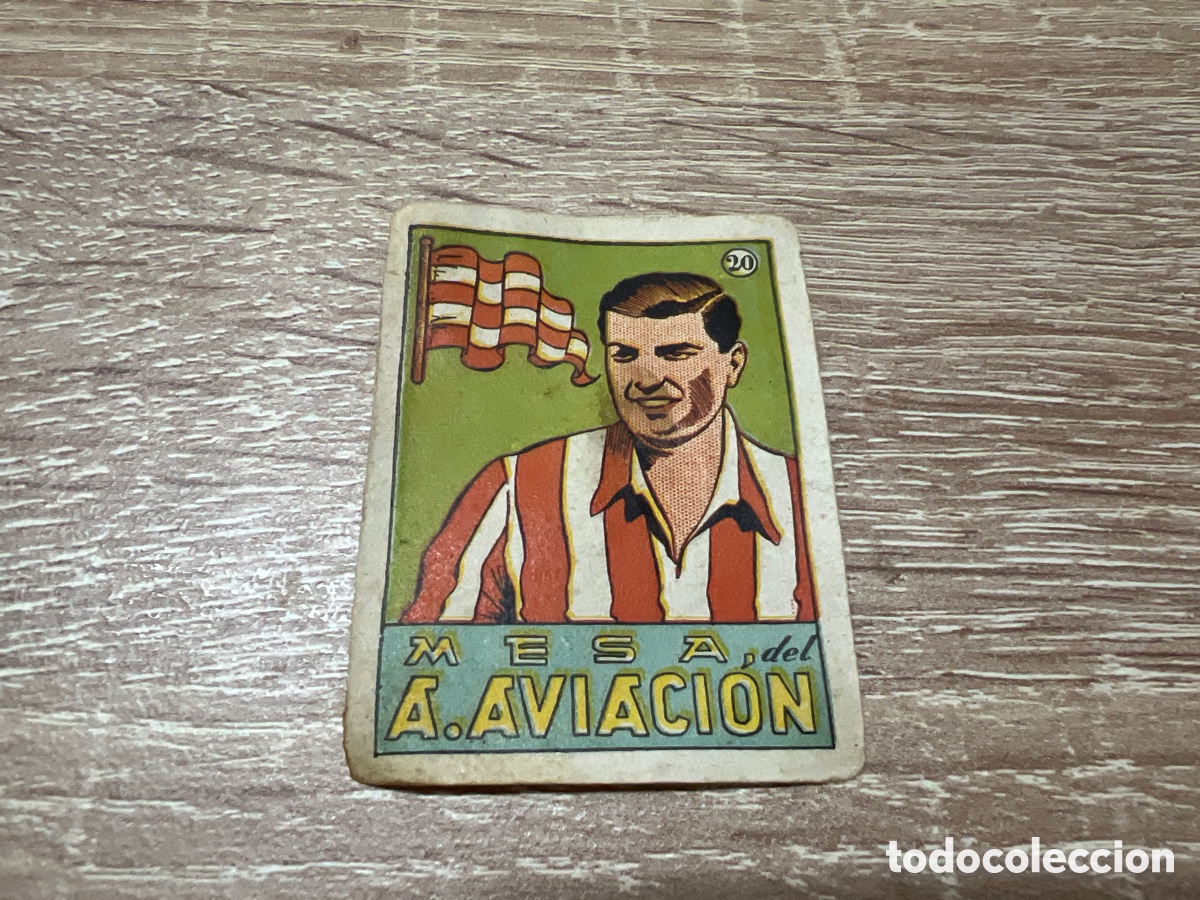 Fu&szlig;ball-Sticker: 1939 MESA AT AVIACION N&ordm; 20 BRUGUERA CROMOS CULTURA