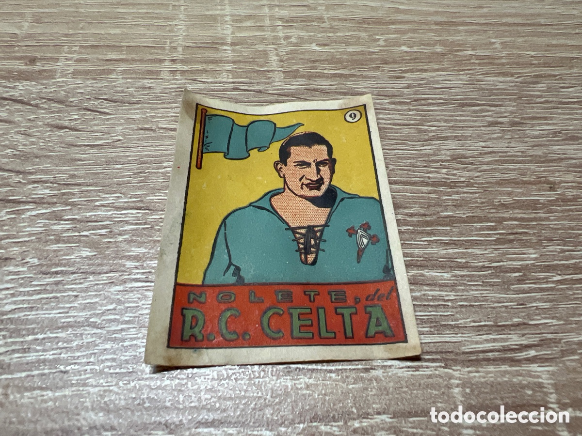 Cromos de Futebol: 1939 NOLETE RC CELTA N&ordm; 9 BRUGUERA CROMOS CULTURA