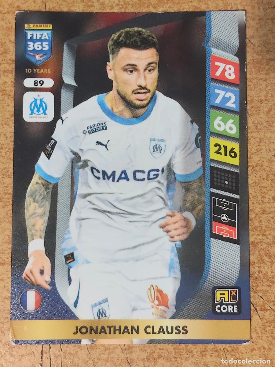 Cartes &agrave; collectionner de Football: Olympique de Marseille 89 JONATHAN CLAUSS FIFA 365 2025