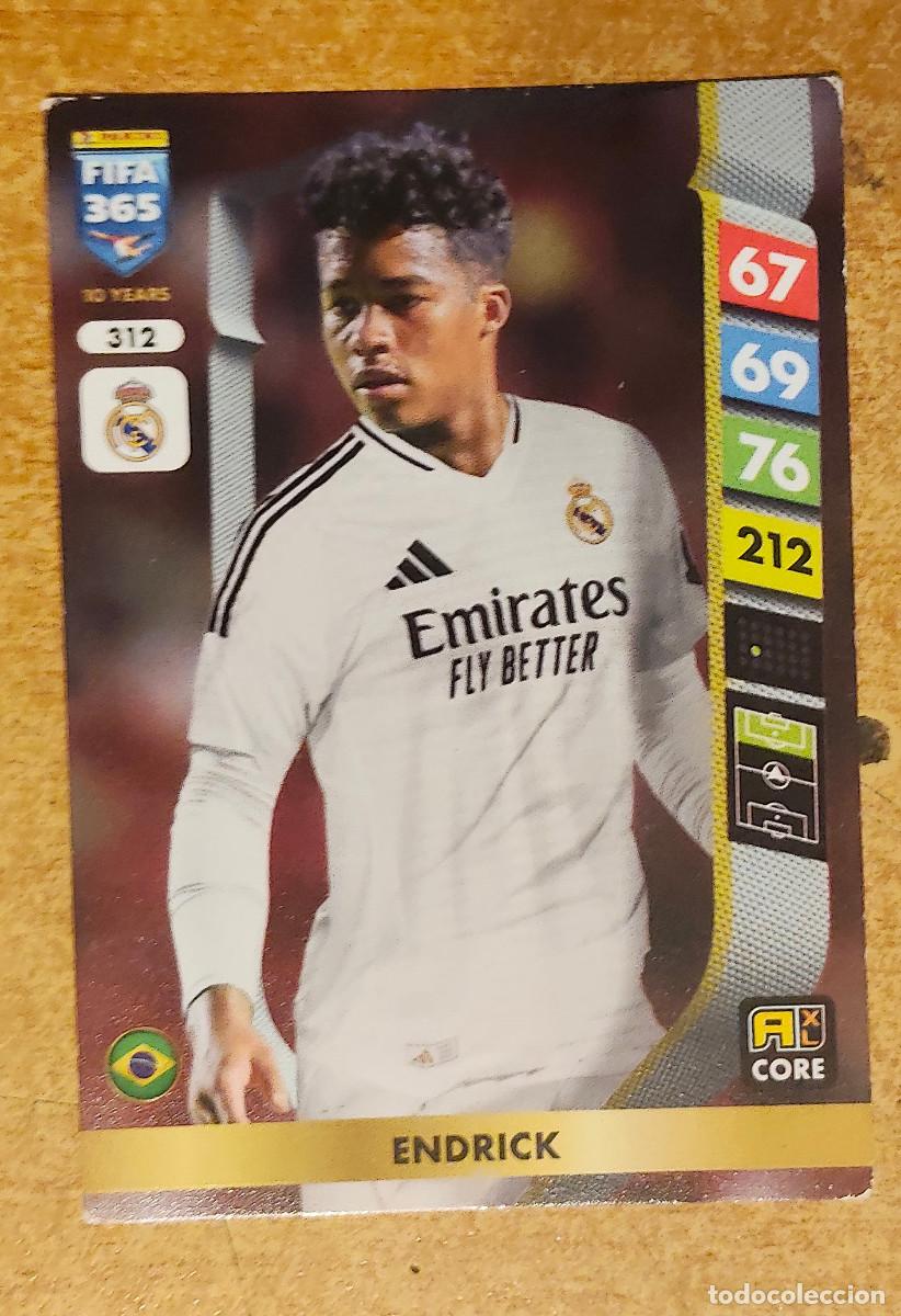 Cartes &agrave; collectionner de Football: 312 ENDRICK - REAL MADRID 2024 2025 ADRENALYN XL FIFA 365 24 25 PANINI