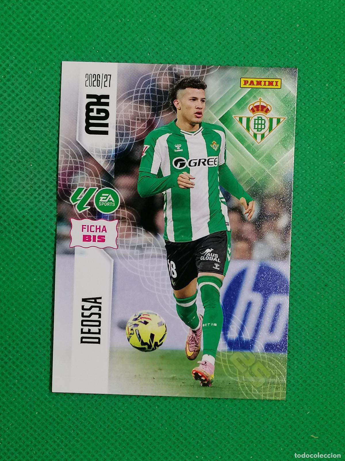 Cartes &agrave; collectionner de Football: 100 BIS 100BIS DEOSSA BETIS 2&ordf; EDICION ⚽ MEGACRACKS LIGA 2026 2027 26 27 ⚽