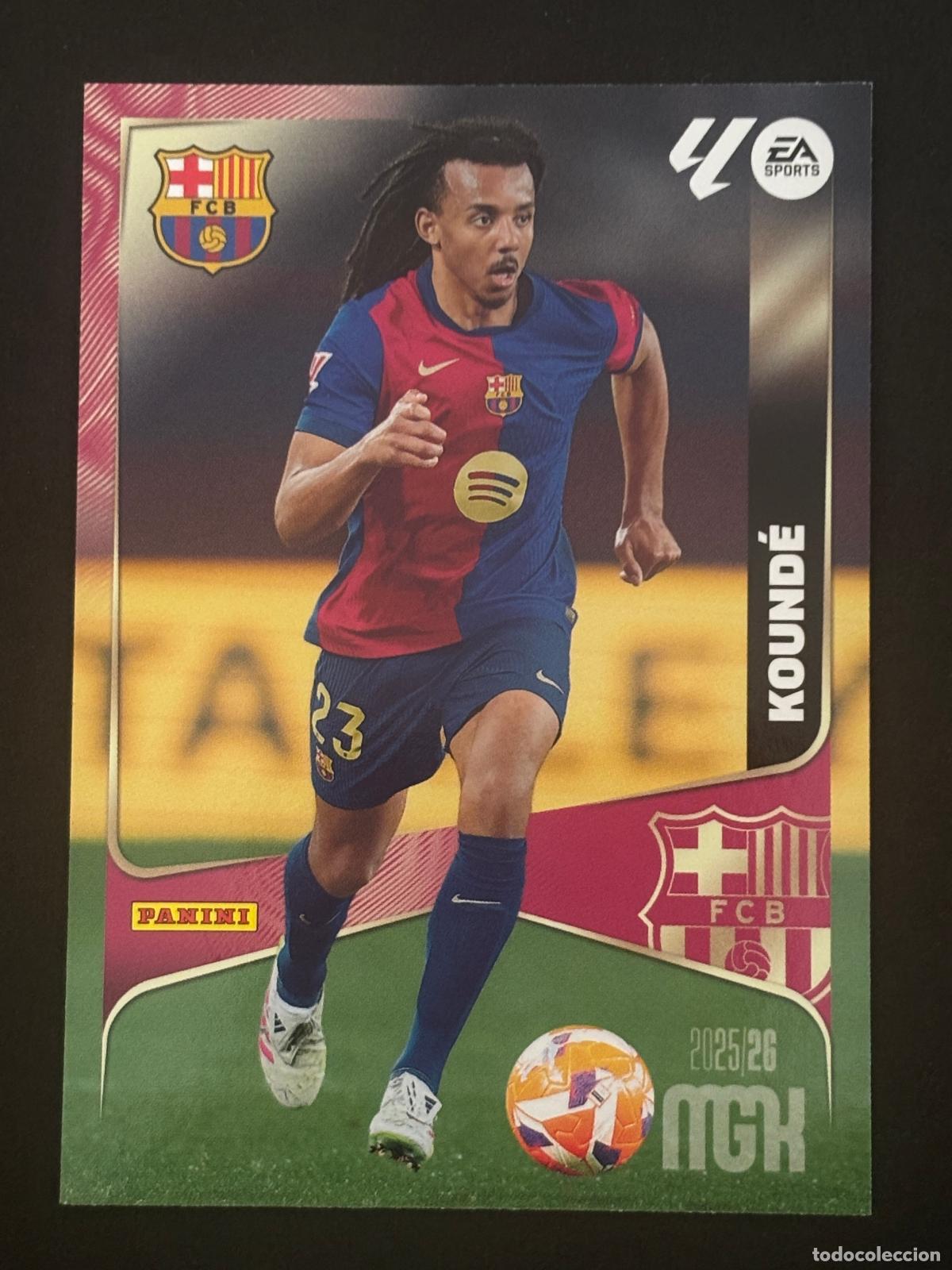Figurine di Calcio: 76 KOUND&Eacute; BARCELONA MEGACRACKS MGK 25-26 2025-2026 PANINI LIGA