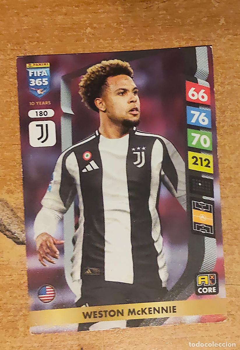 Figurine di Calcio: Panini FIFA 365 Adrenalyn XL 2025 Card 180 - Weston McKennie - Team Mate