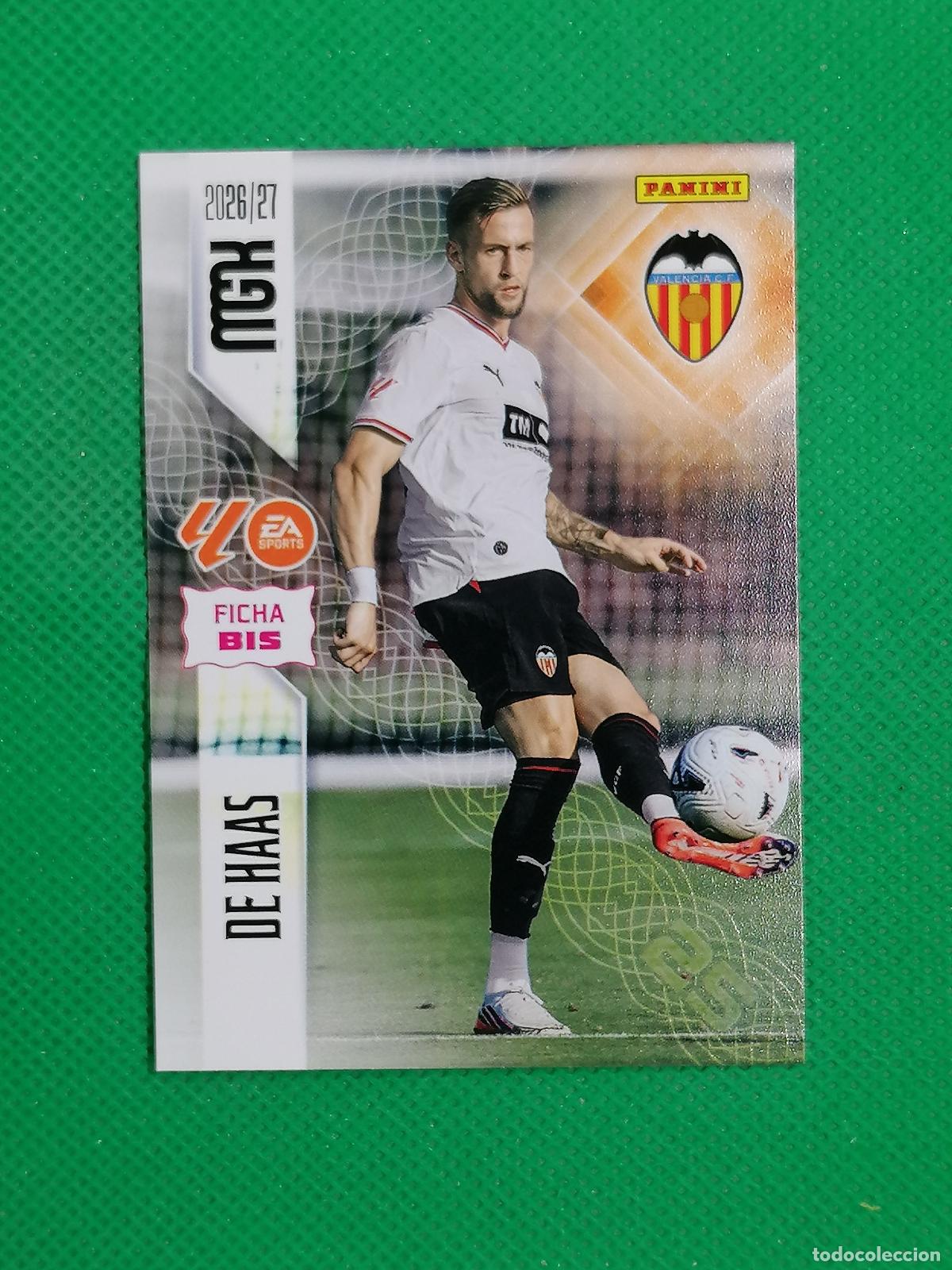 Cartes &agrave; collectionner de Football: 350 BIS 350BIS DE HAAS VALENCIA 2&ordf; EDICION ⚽ MEGACRACKS LIGA 2026 2027 26 27 ⚽