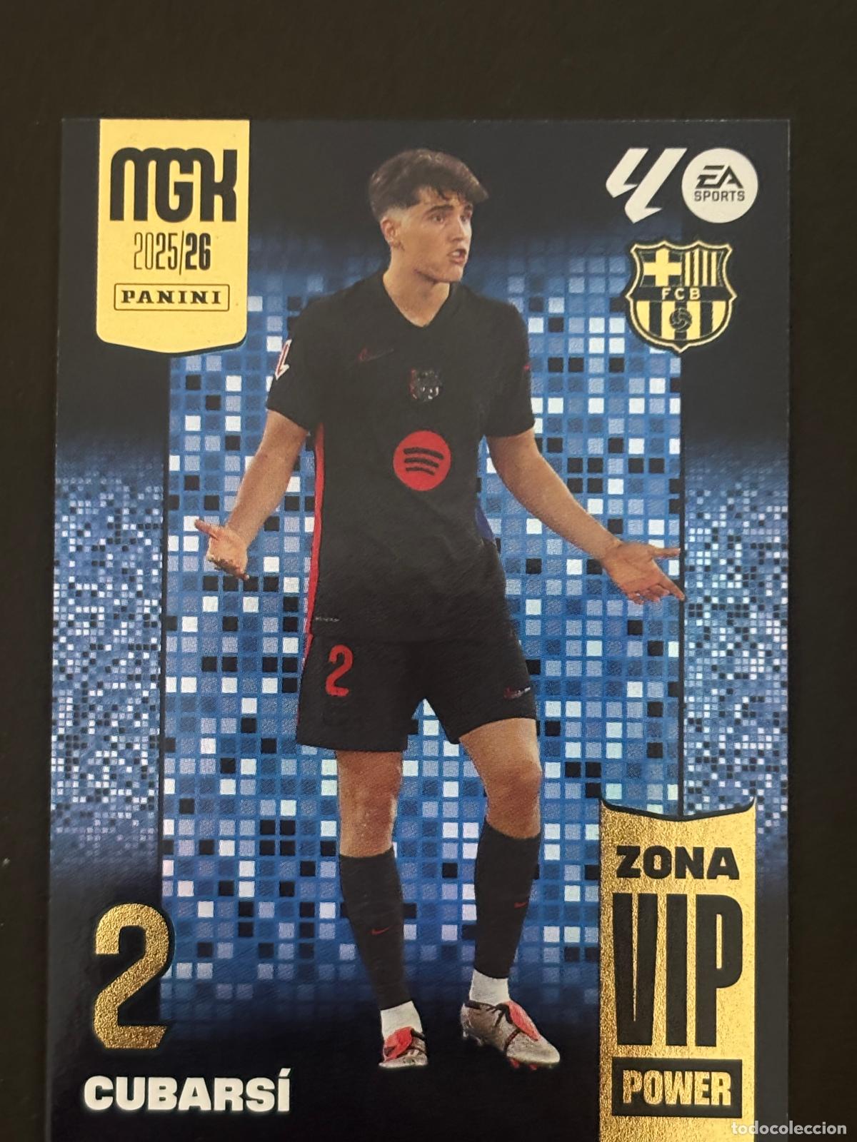 Figurine di Calcio: 392P CUBARS&Iacute; BARCELONA ZONA VIP POWER MEGACRACKS MGK 25-26 2025-2026 PANINI LIGA