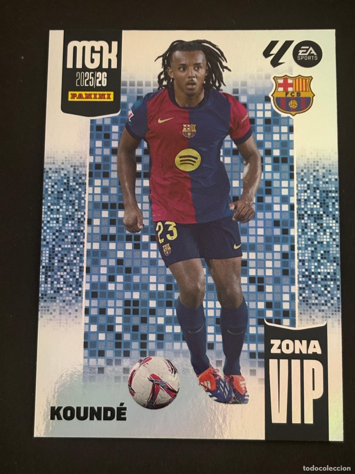 Cromos de Futebol: 399 KOUND&Eacute; BARCELONA ZONA VIP MEGACRACKS MGK 25-26 2025-2026 PANINI LIGA