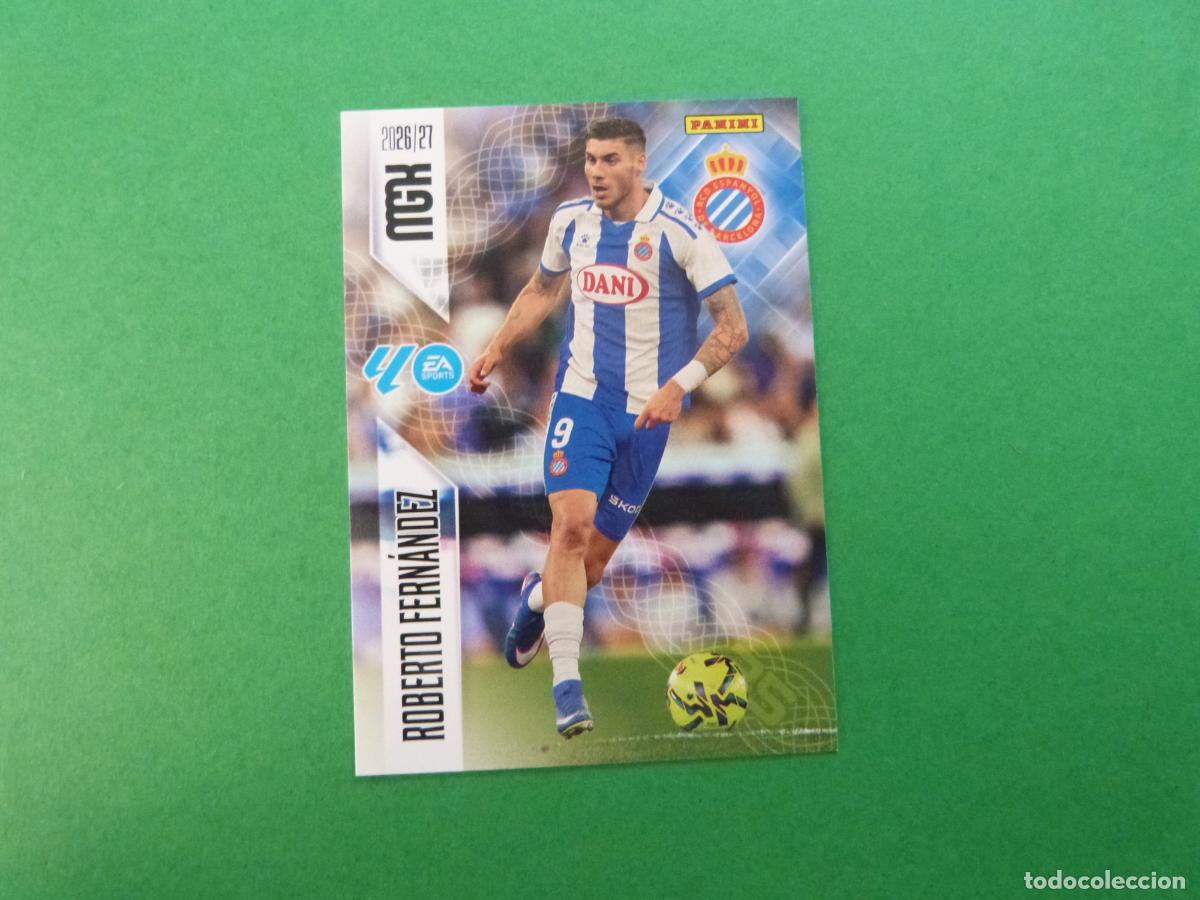 Cromos de Futebol: TRADING CARD FUTBOL ROBERTO FERNANDEZ R.C.D. ESPA&Ntilde;OL-ESPANYOL N&ordm; 178 LIGA MEGACRACKS 2026-2027/26-27